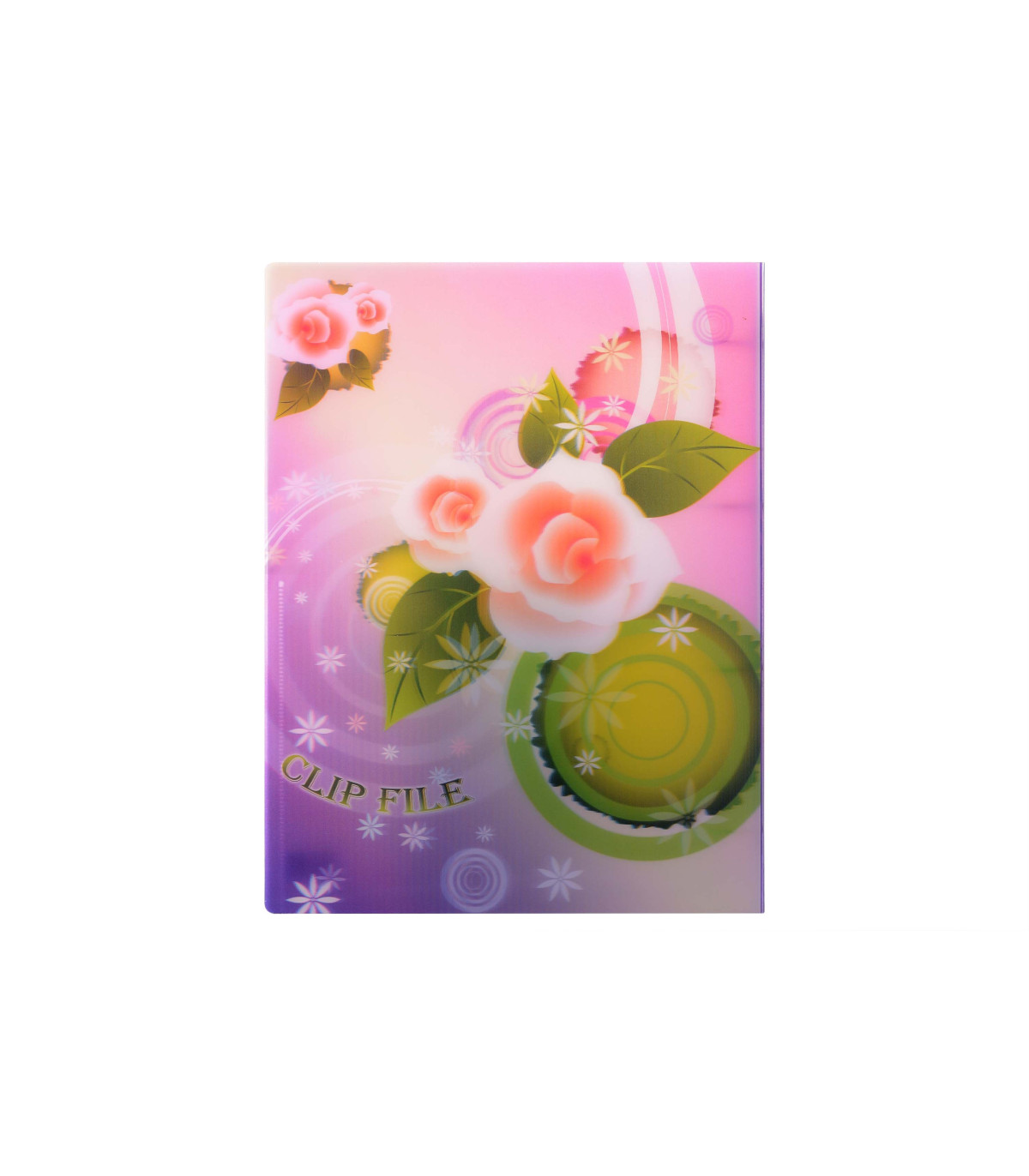 کلاسور چهار حلقه طرح دار