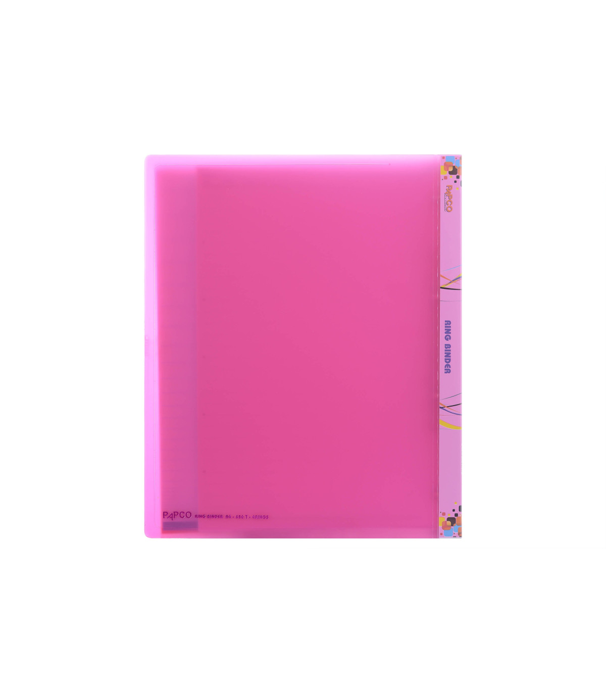 کلاسور 4 حلقه اسپرت شفاف