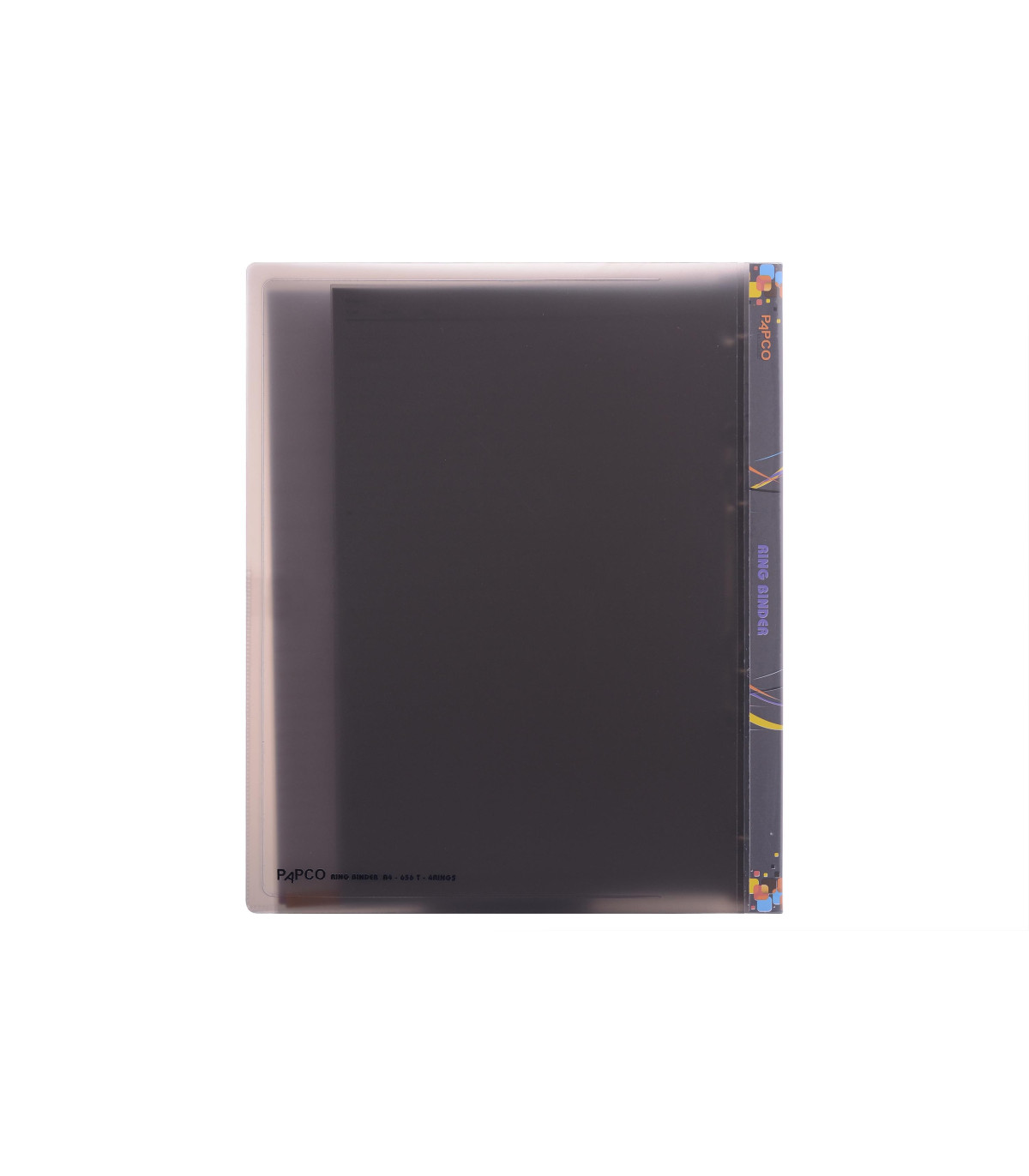 کلاسور 4 حلقه اسپرت شفاف