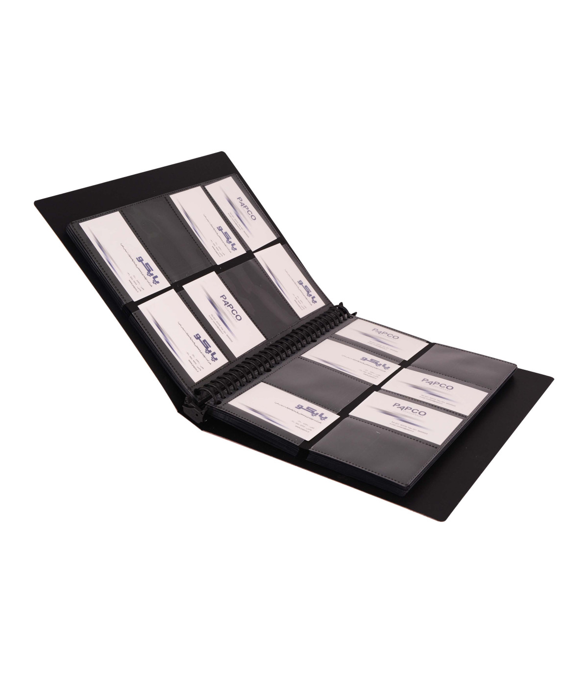 آلبوم کارت ویزیت متالیک قابدار