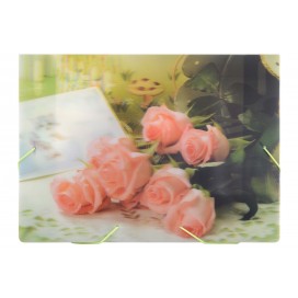 کیف مدارک کش دار طرح دار
