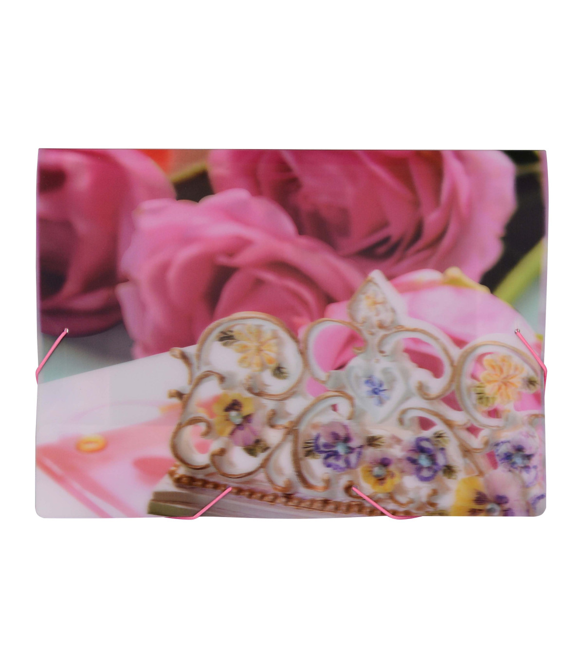 کیف مدارک کش دار طرح دار