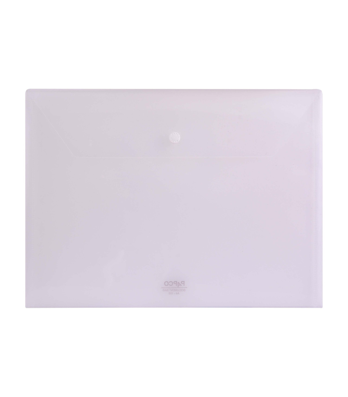 پاکت دکمه دار شفاف A4