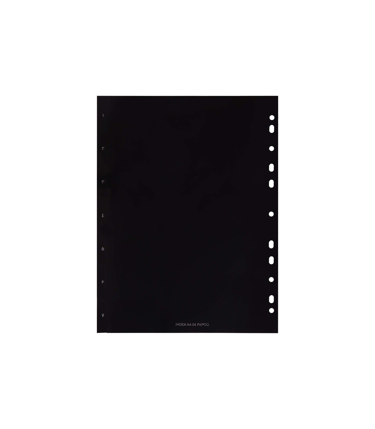 ایندکس 7 عددی (با چاپ اعداد)