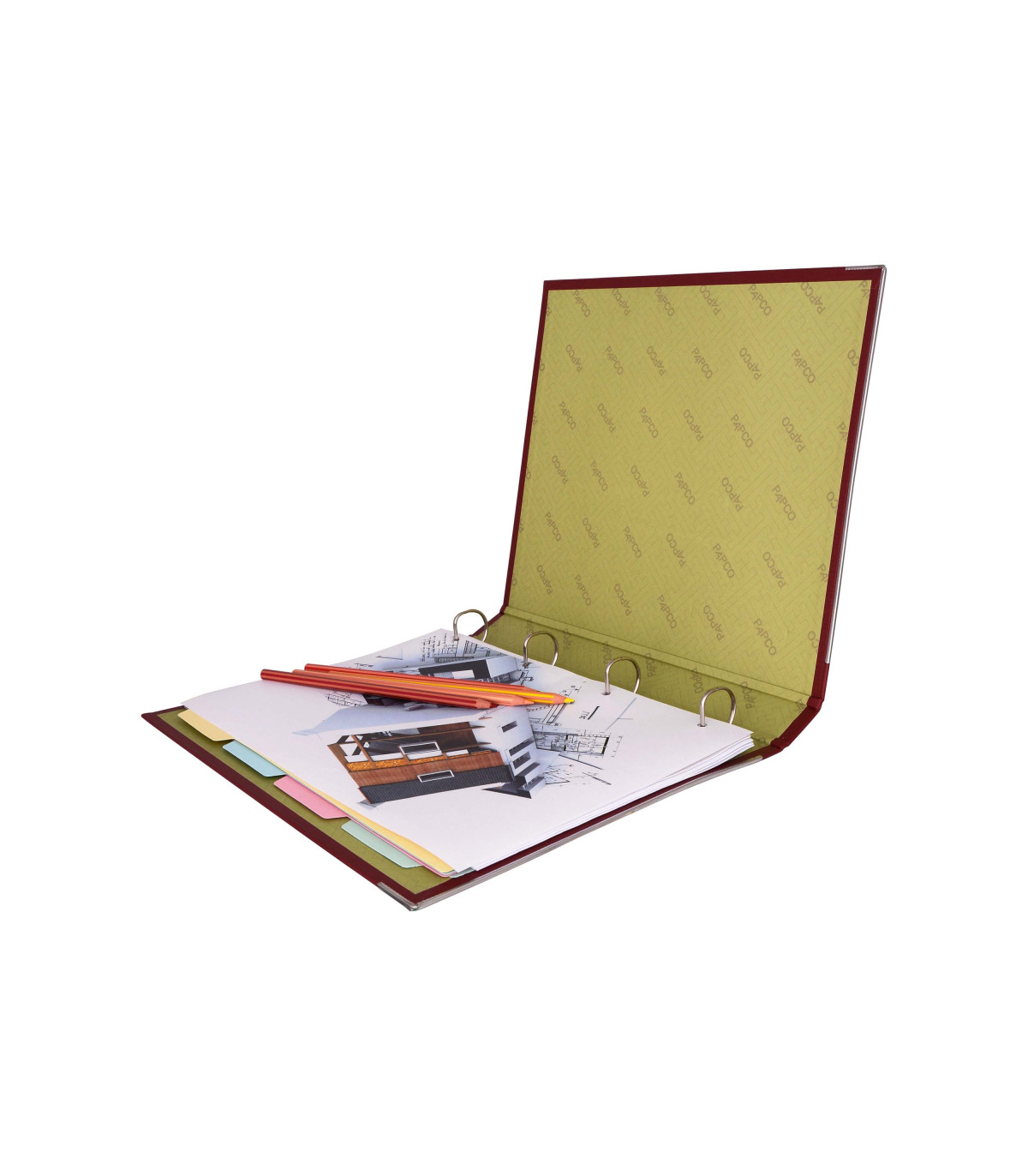 کلاسور 4 حلقه مقوایی