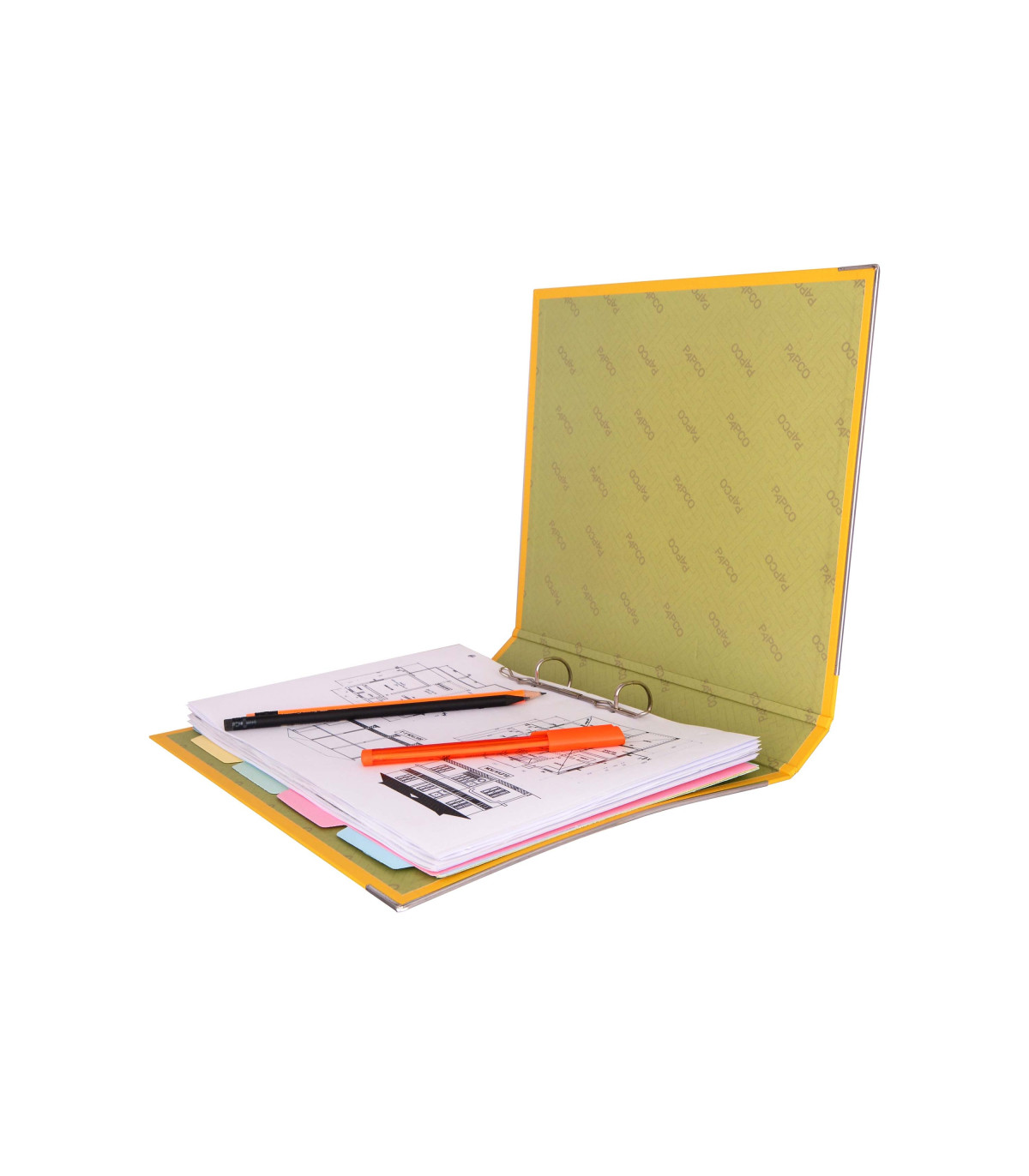 کلاسور 2 حلقه مقوایی