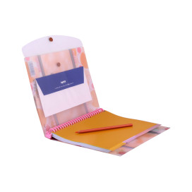 دفتر جیبدار طرح دار 100 برگ