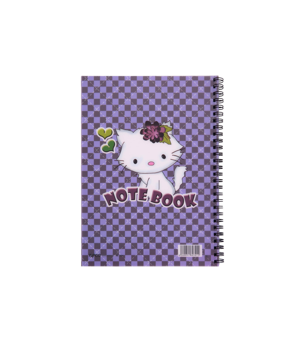 دفتر طرح دار  انگلیسی 60 برگ