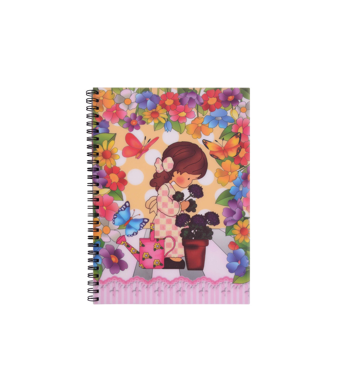 دفتر طرح دار  انگلیسی 60 برگ