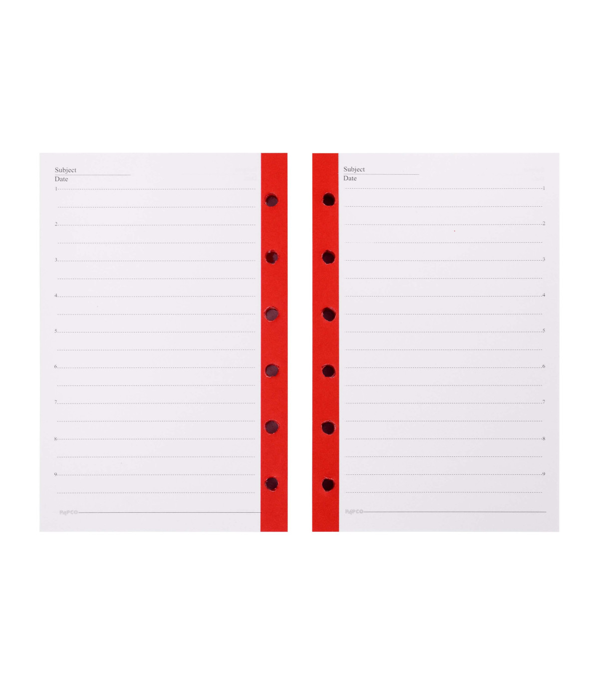 اوراق دفتر یادداشت قفل فلزی