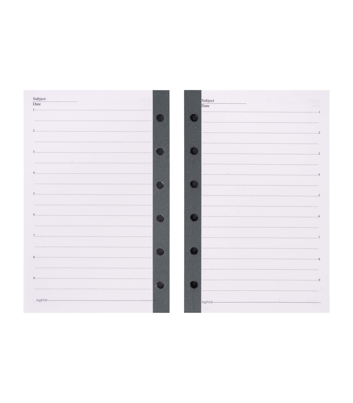 اوراق دفتر یادداشت قفل فلزی