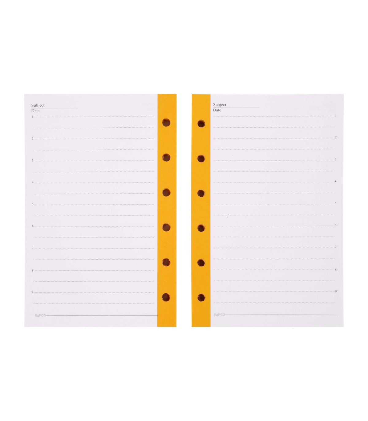 اوراق دفتر یادداشت قفل فلزی