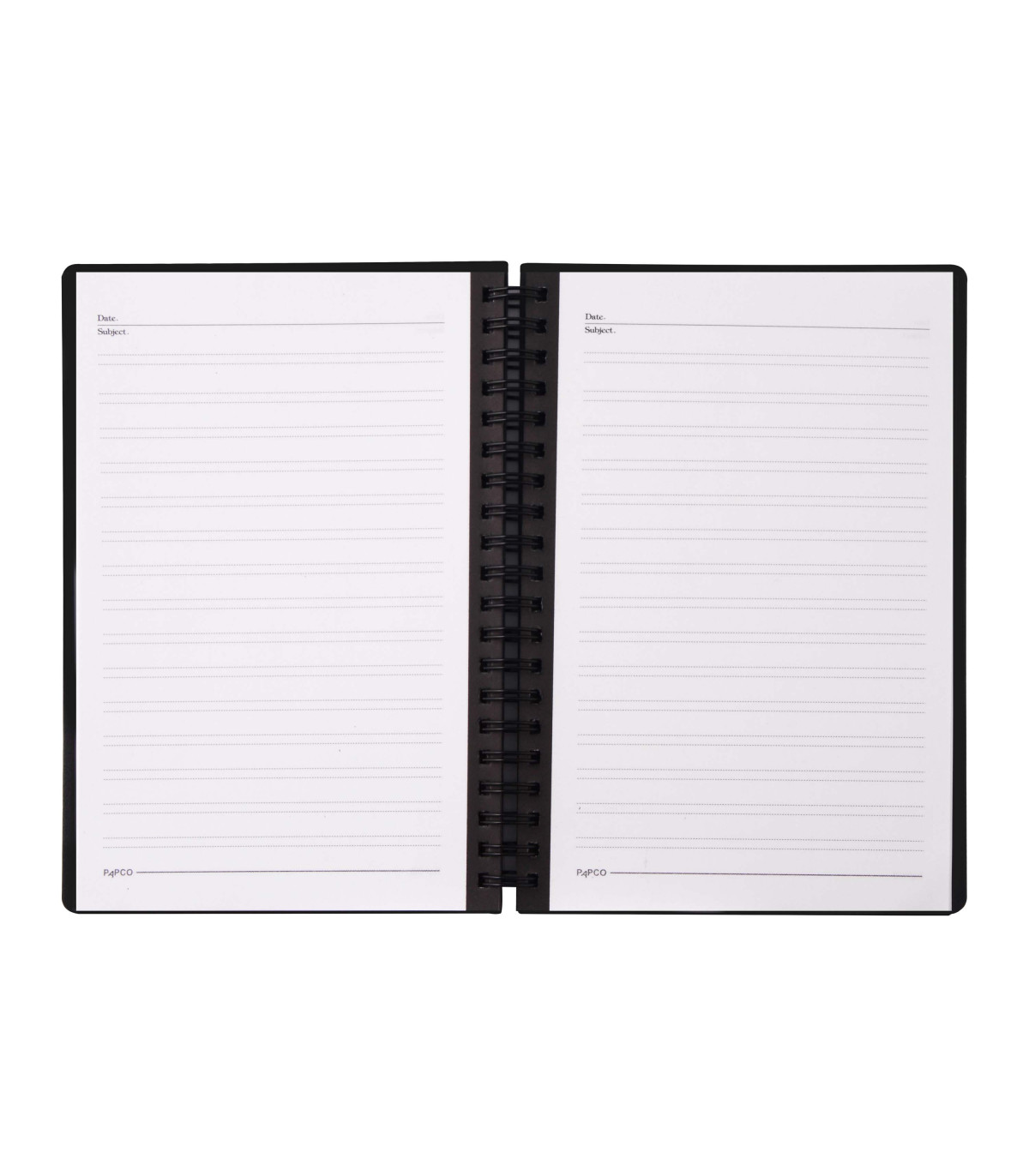 دفتر یادداشت دو خط متالیک 100 برگ