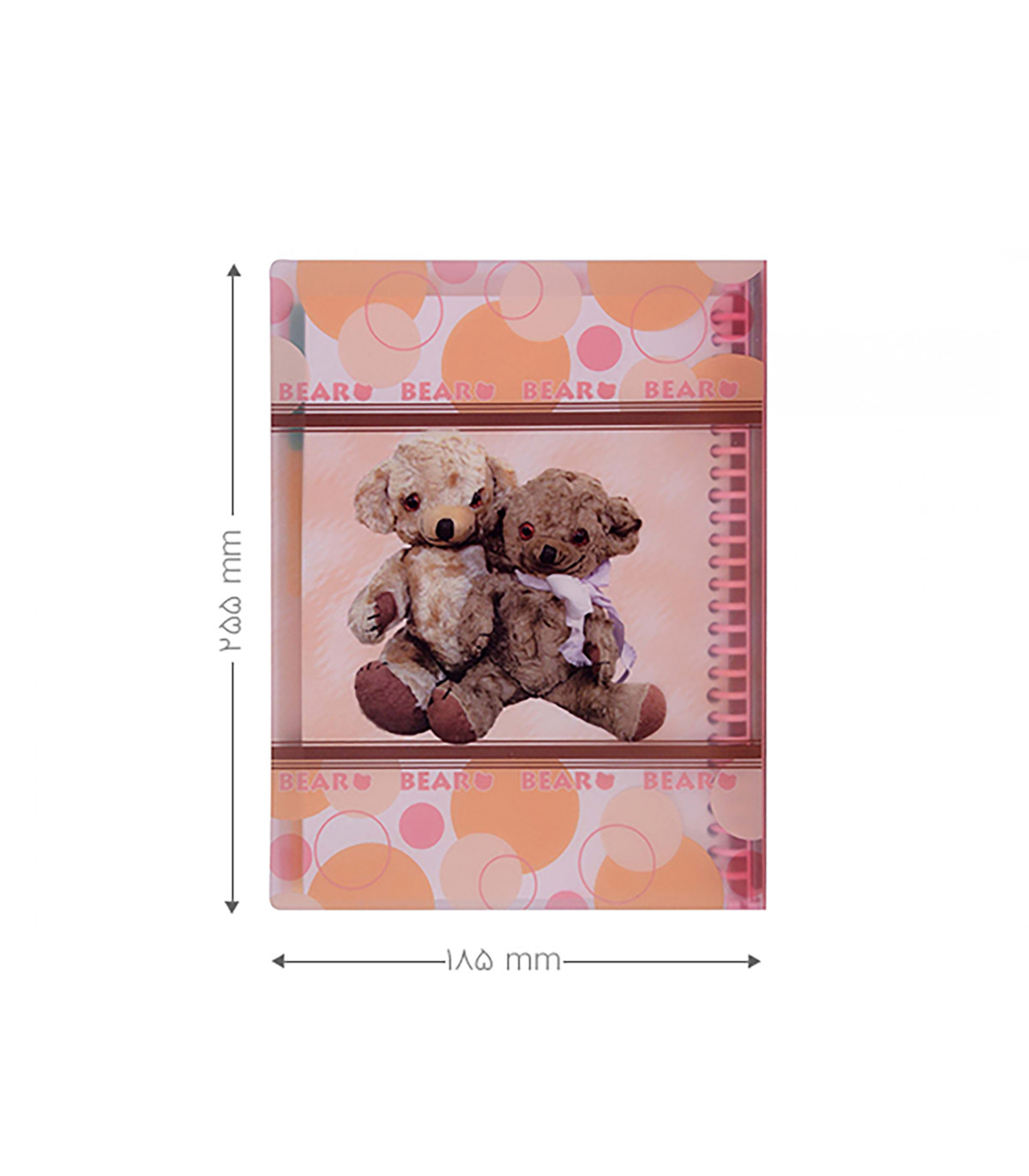 دفتر جیبدار طرح دار 100 برگ