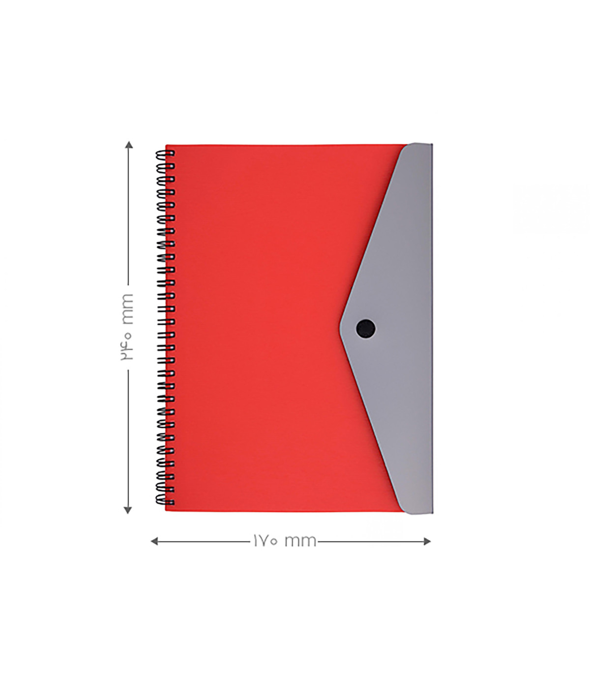 دفتر دکمه دار 80 برگ