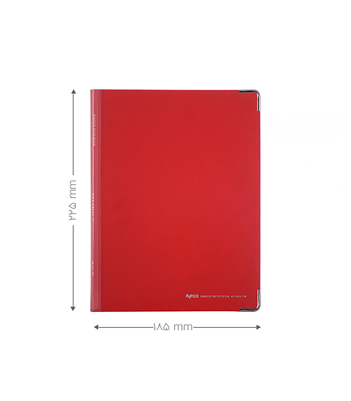 دفتر کلاسوری مقوایی 100 برگ