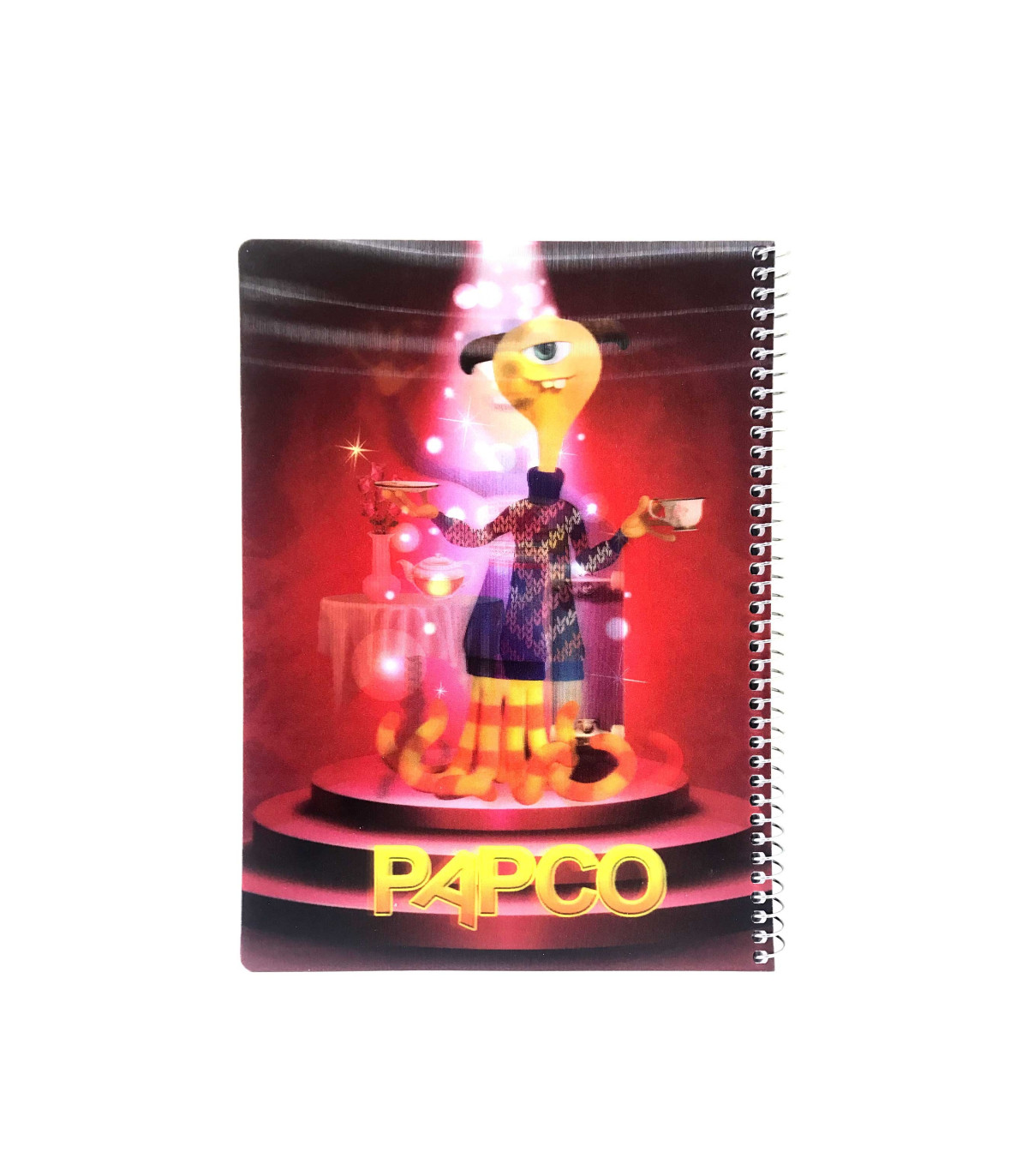 دفتر 100 برگ سه بعدی فنر گرد