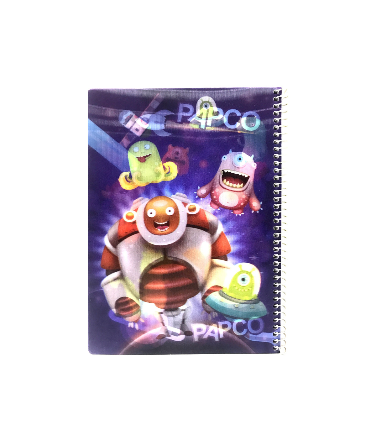 دفتر 100 برگ سه بعدی فنر گرد