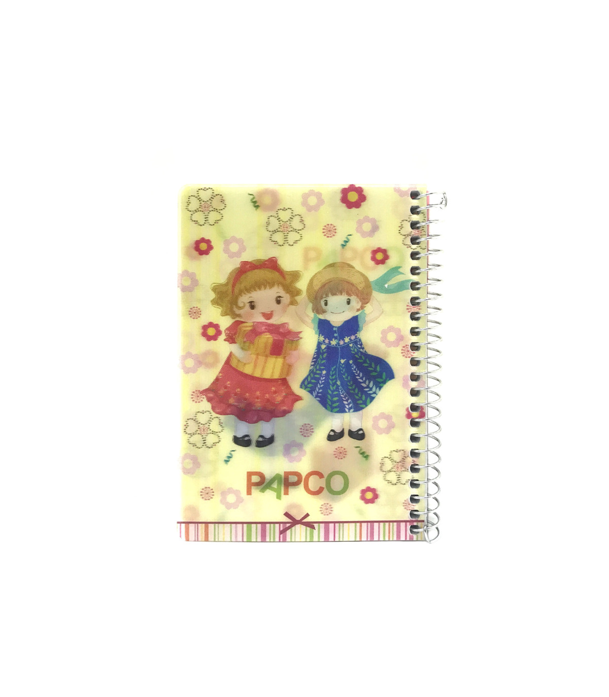 دفتر یادداشت 100 برگ سه بعدی فنر گرد