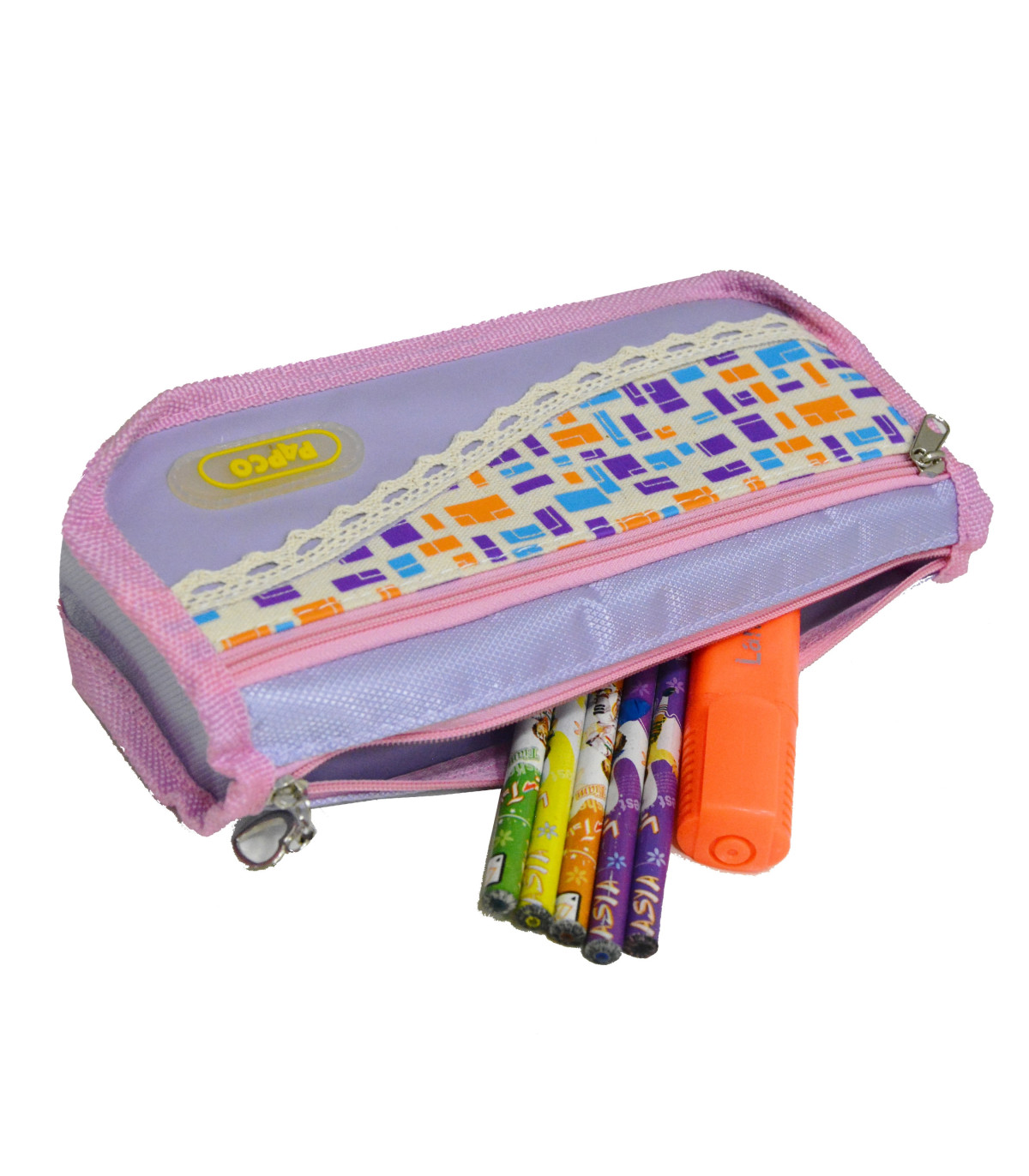 جامدادی زیپی پارچه ای طرحدار