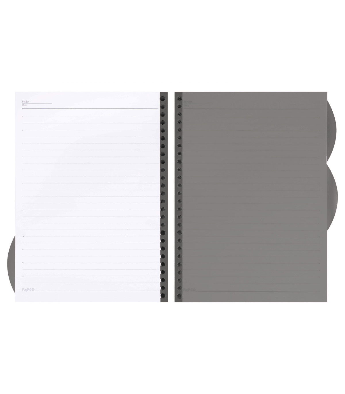 اوراق دفتر کلاسوری 200 برگ قفل فلزی