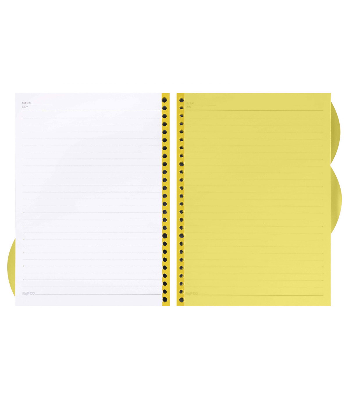 اوراق دفتر کلاسوری 200 برگ قفل فلزی