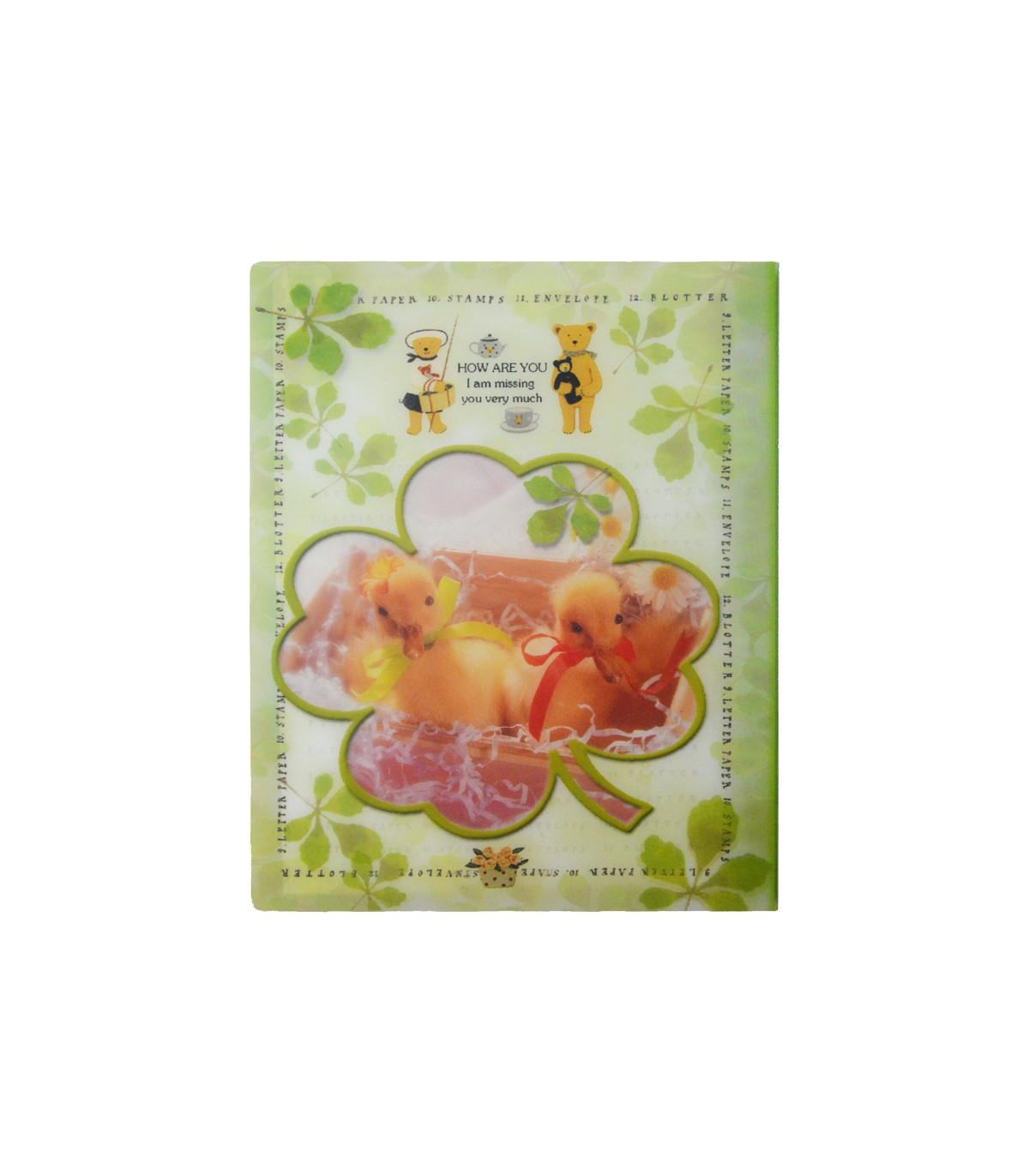 دفتر جیبدار طرح دار 100 برگ