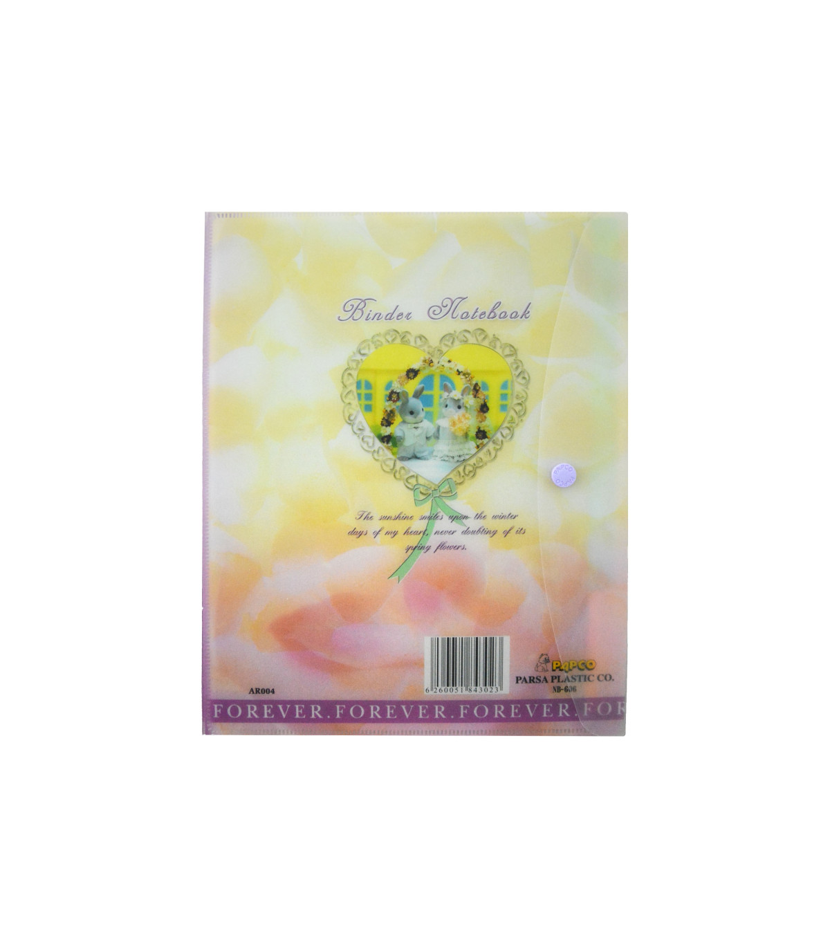 دفتر جیبدار طرح دار 100 برگ