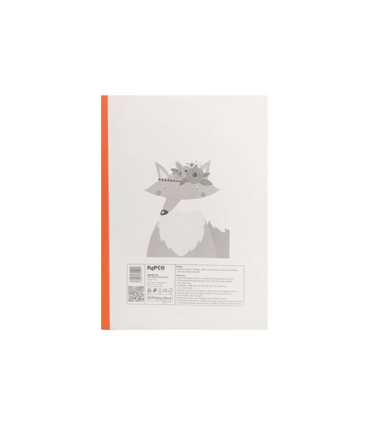 دفتر پرونت یک خط 40 برگ