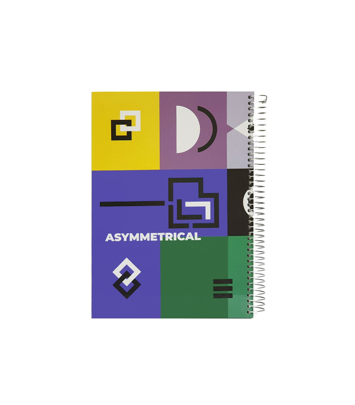 دفتر وزیری جلد سخت سیمی تک خط 100 برگ با کاغذ 80 گرمی