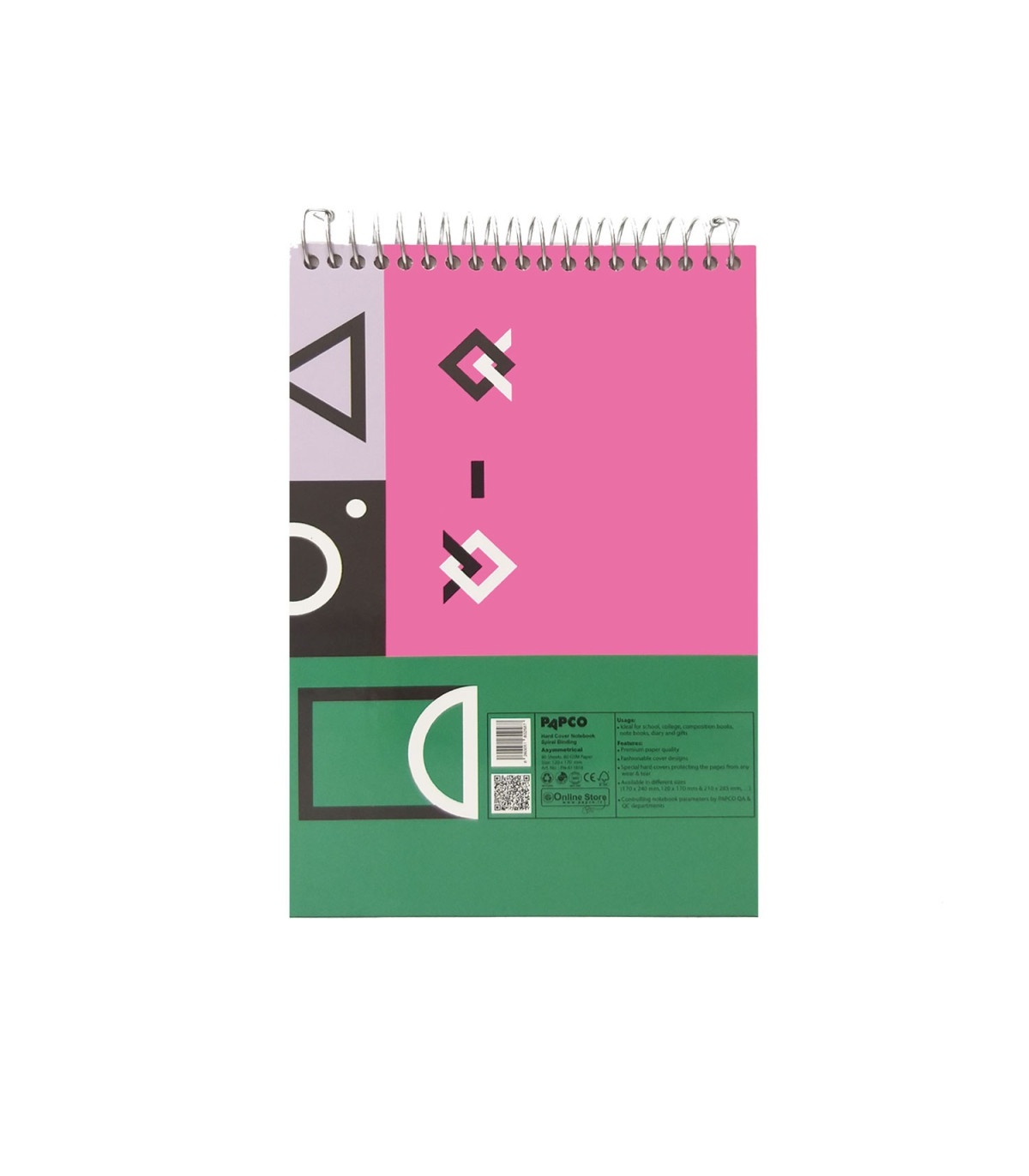 دفتر یادداشت جلد سخت 80 برگ