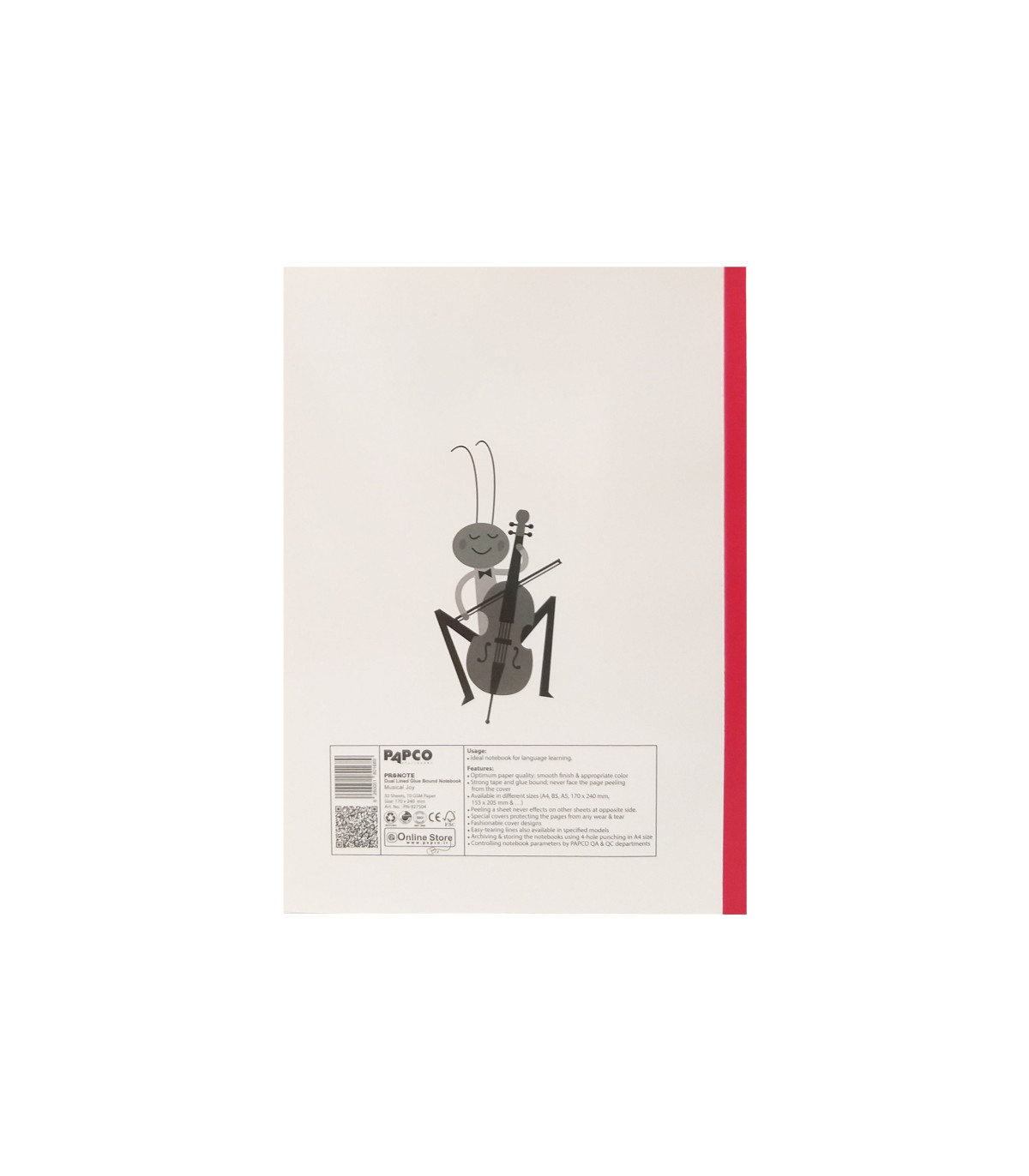 دفتر پرونت دو خط 50 برگ