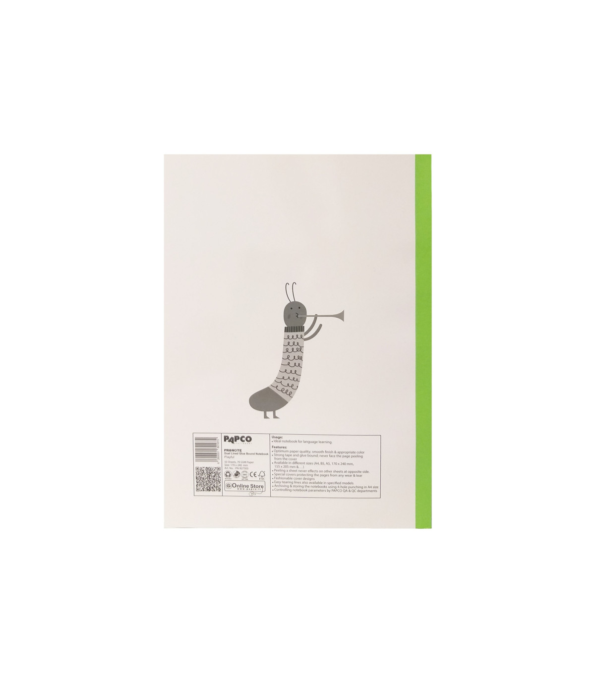 دفتر پرونت دو خط 50 برگ