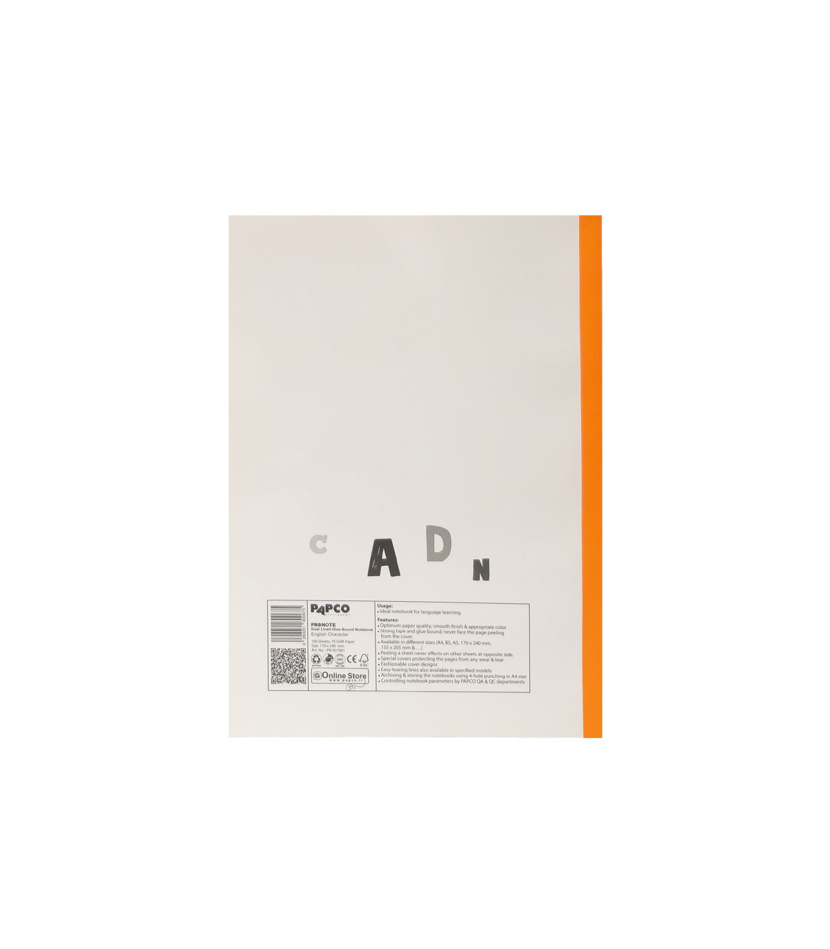 دفتر پرونت دو خط 100 برگ