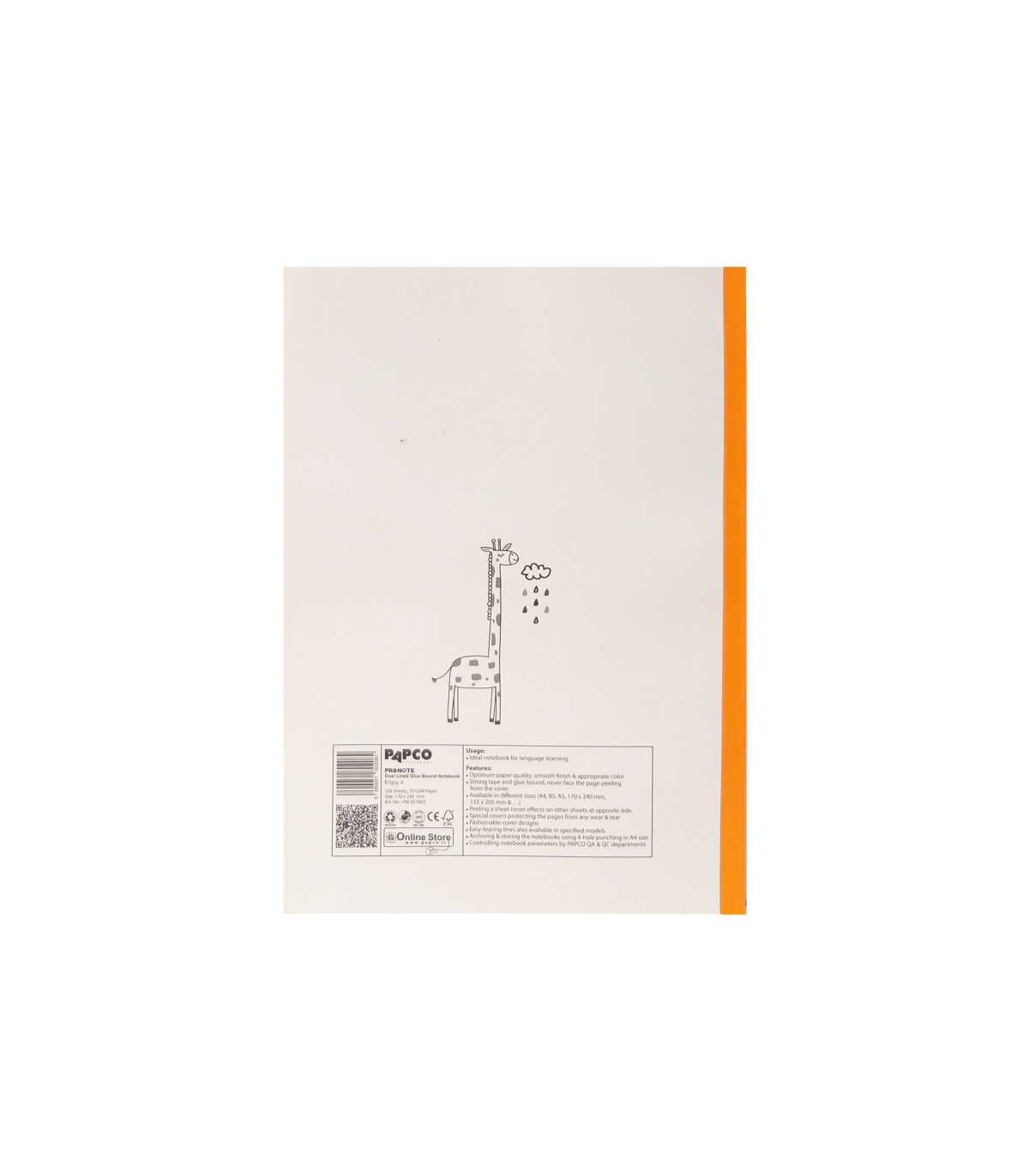 دفتر پرونت دو خط 100 برگ