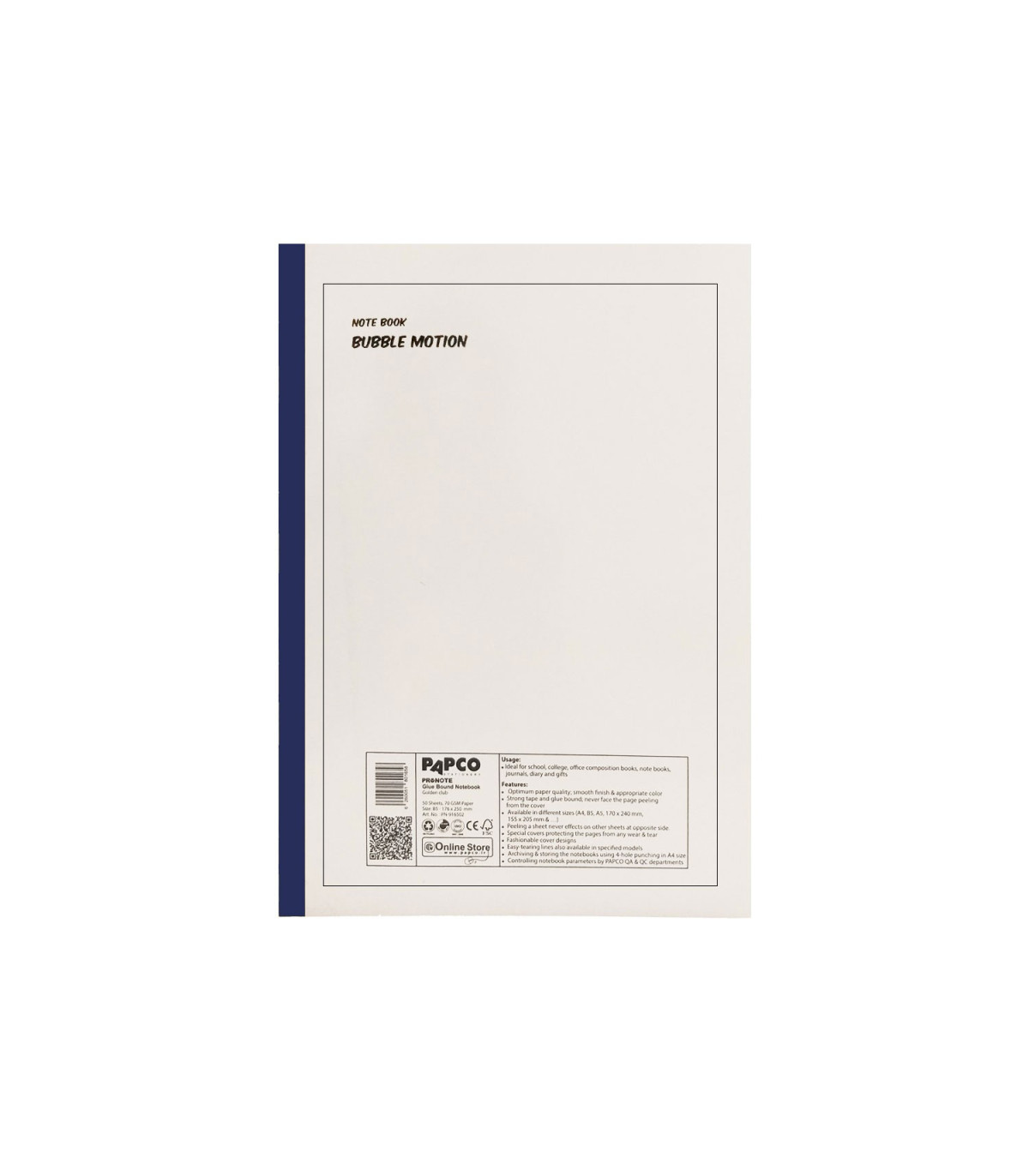 دفتر B5 پرونوت تک خط 80 برگ