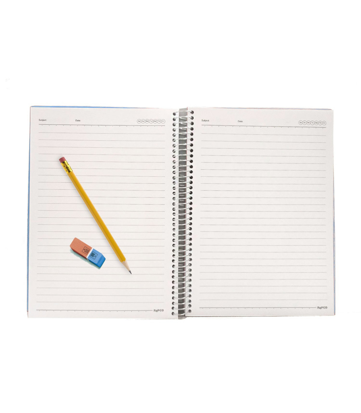 دفتر وزیری جلد سخت سیمی تک خط 60 برگ