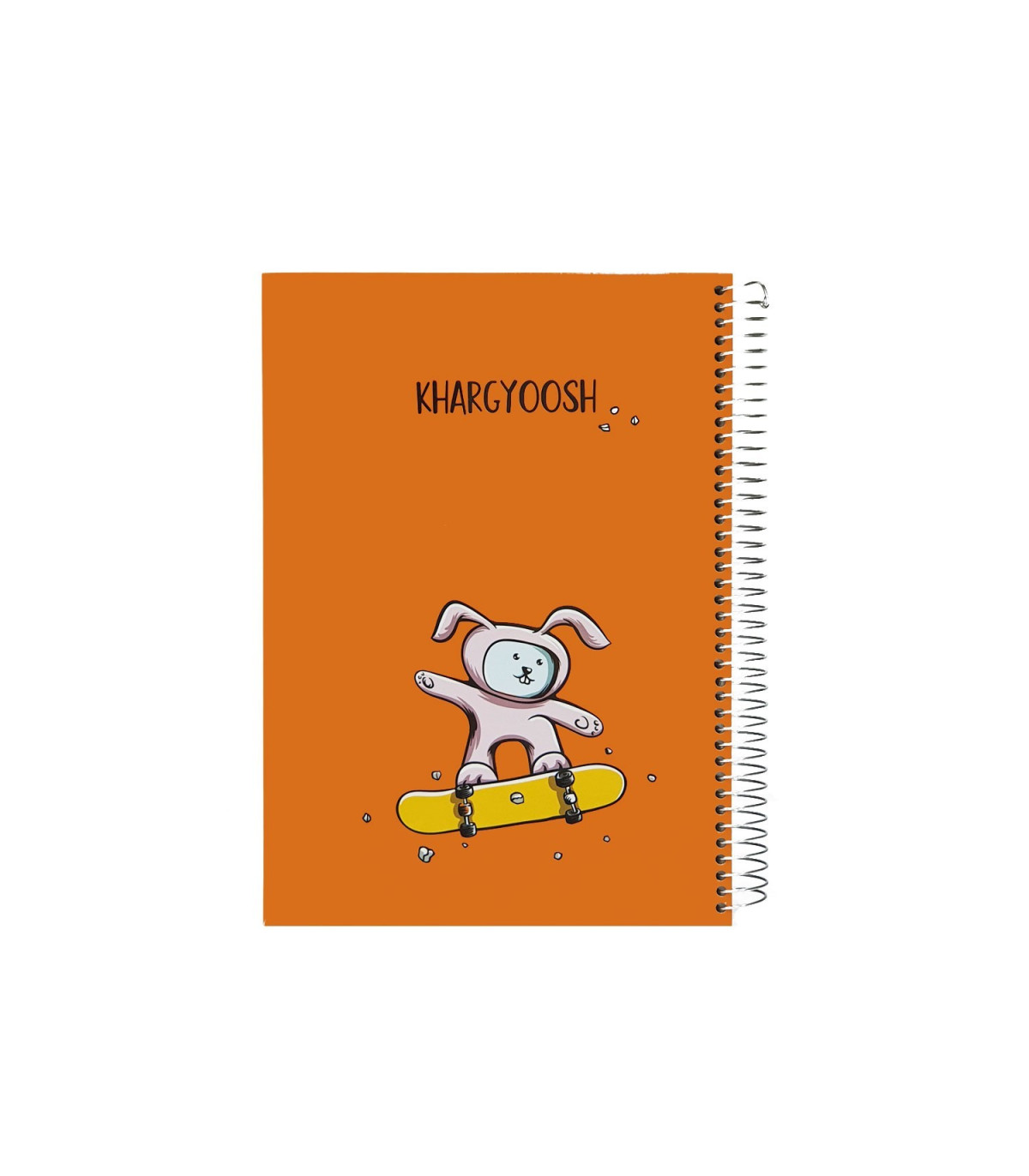 دفتر وزیری جلد سخت سیمی تک خط 60 برگ