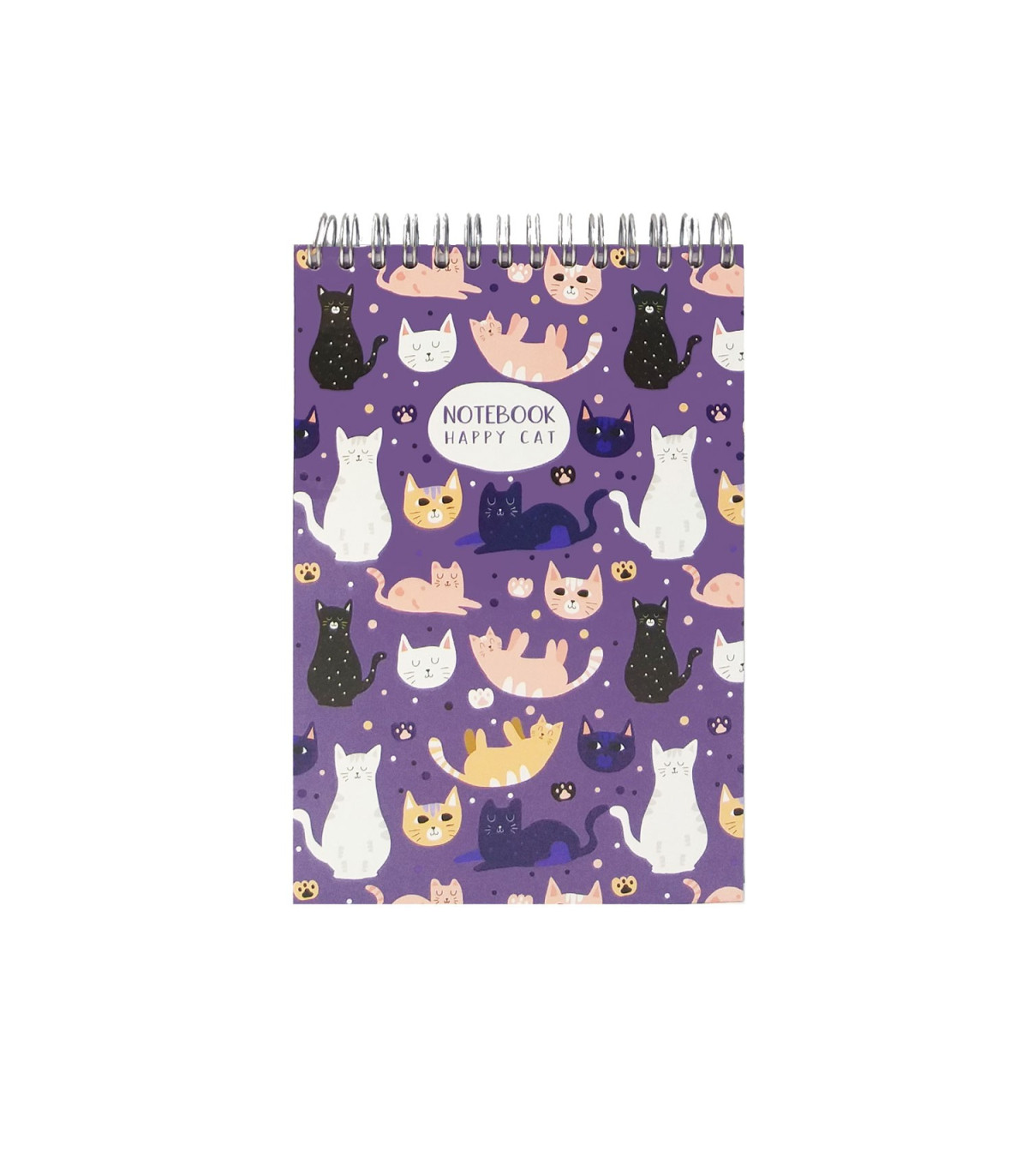 دفتر یادداشت جلد سخت سیمی 80 برگ فنر دوبل