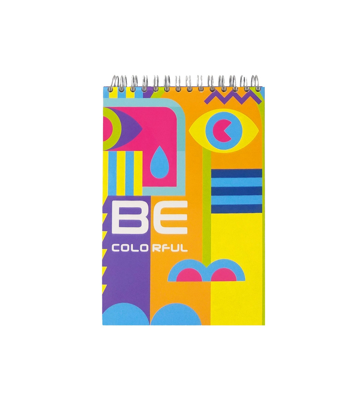 دفتر یادداشت جلد سخت سیمی 80 برگ فنر دوبل