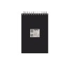 دفتر یادداشت جلد سخت سیمی 80 برگ فنر دوبل 100x150 mm