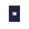 دفتر یادداشت جلد سخت سیمی 80 برگ فنر دوبل 100x150 mm