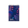 دفتر یادداشت جلد سخت سیمی 80 برگ فنر دوبل 100x150 mm
