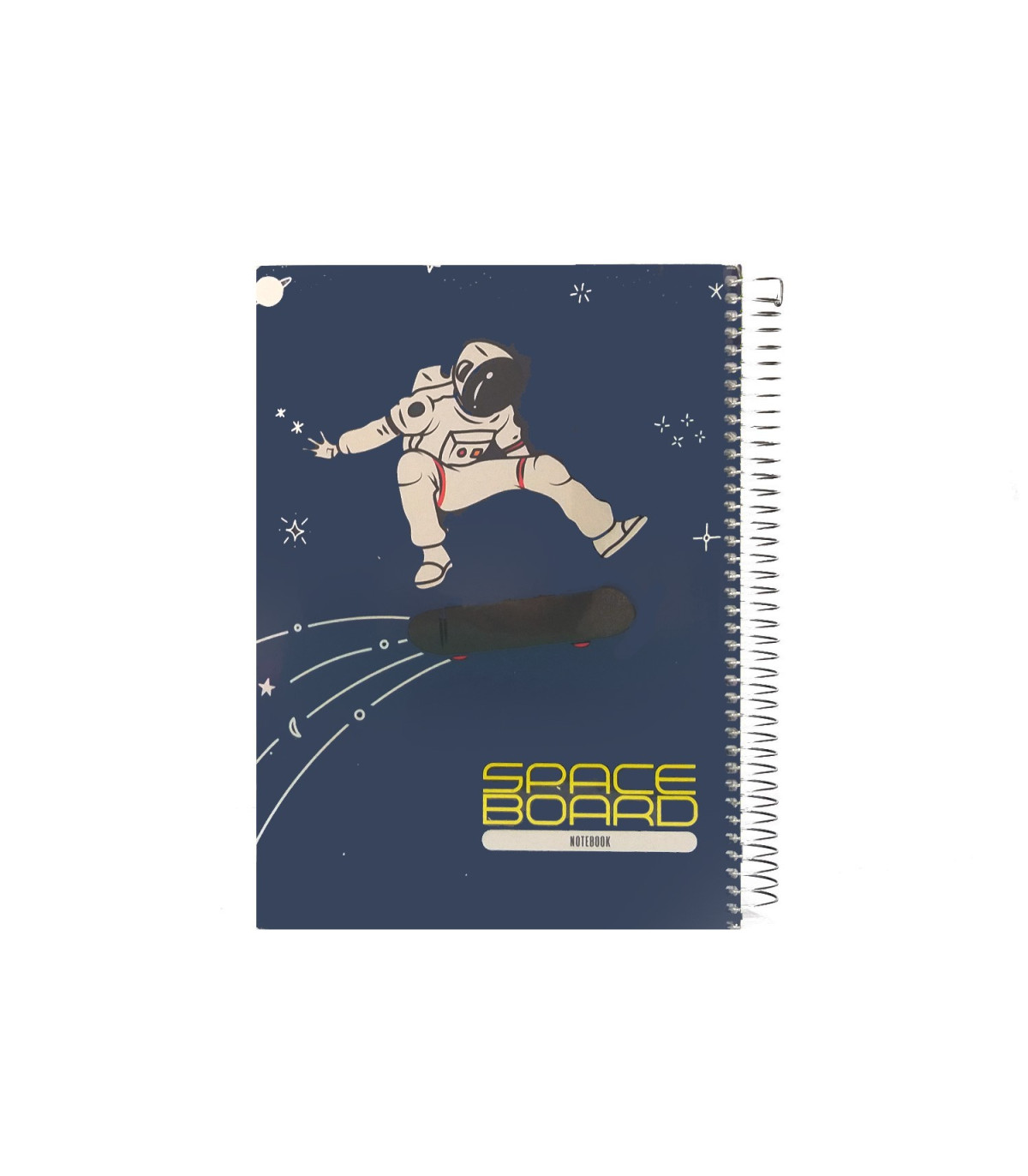 دفتر روکش پلاستیکی سیمی تک خط 80 برگ