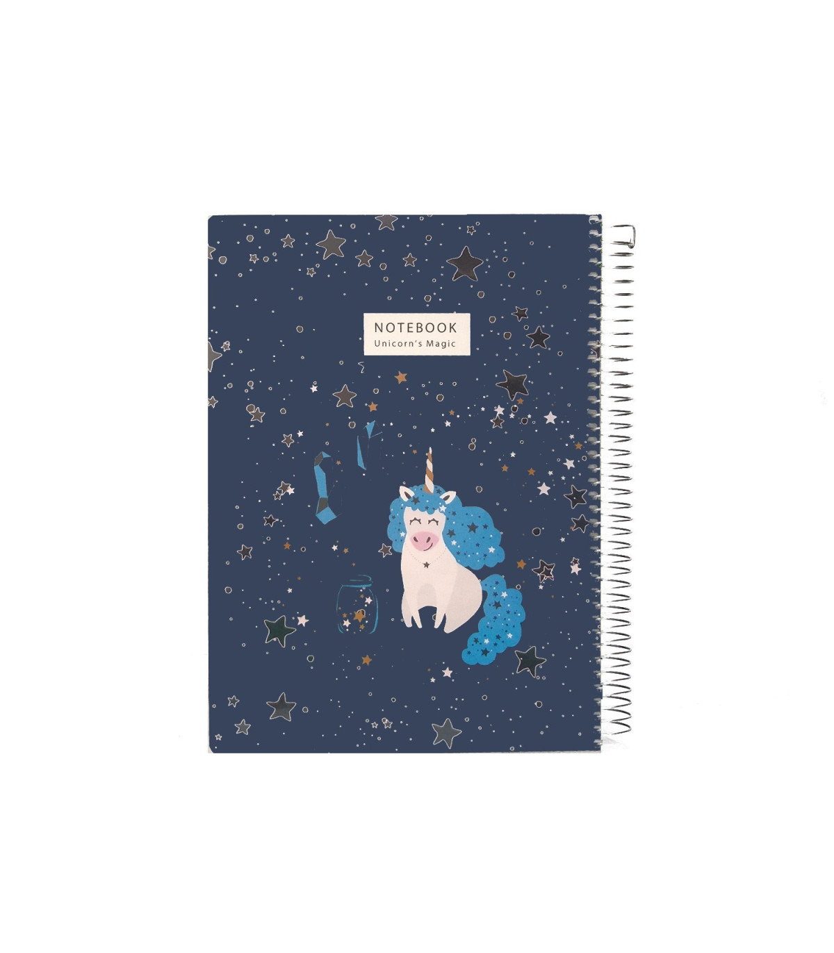 دفتر روکش پلاستیکی سیمی تک خط 80 برگ