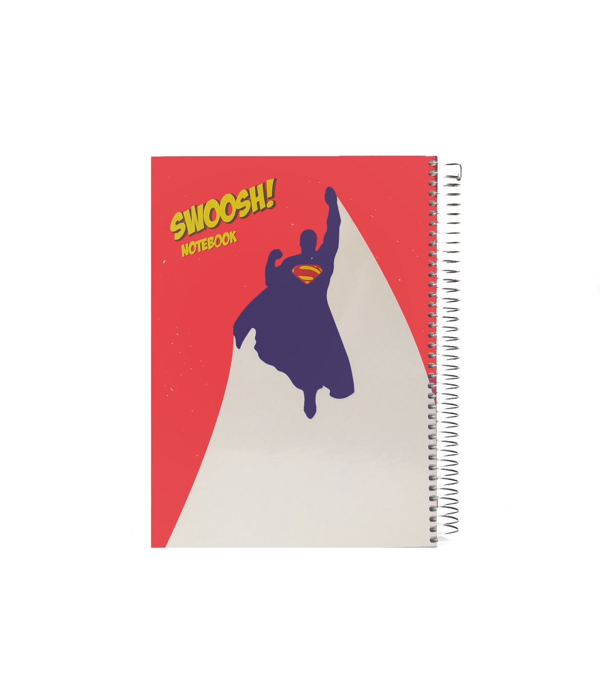 دفتر روکش پلاستیکی سیمی تک خط 80 برگ