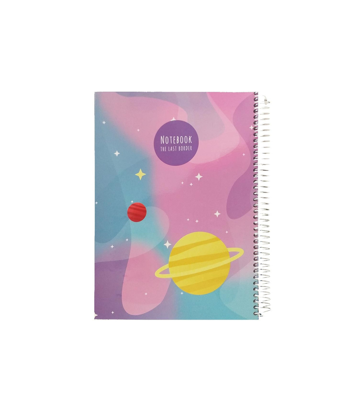 دفتر وزیری جلد سخت سیمی تک خط 100 برگ با کاغذ 80 گرمی