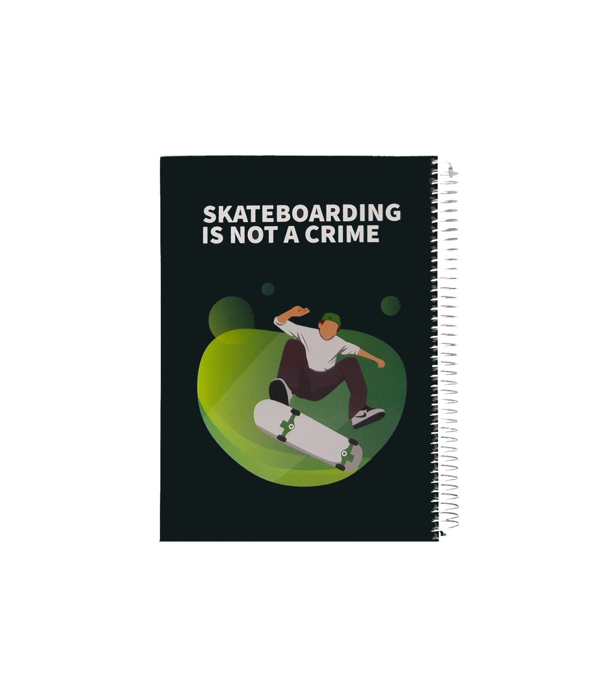 دفتر وزیری جلد سخت سیمی تک خط 100 برگ با کاغذ 80 گرمی