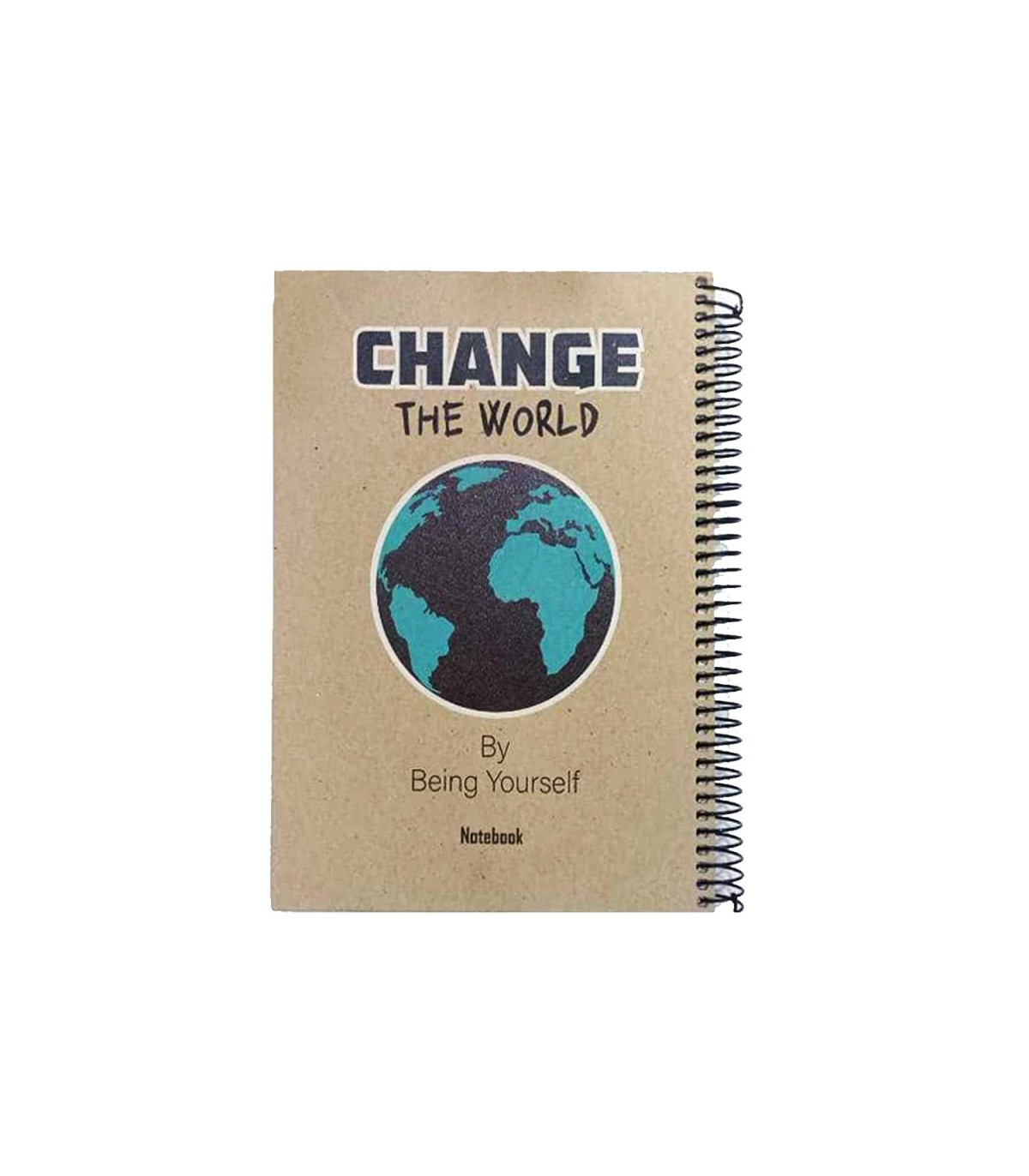 دفتر وزیری جلد سخت سیمی تک خط 100 برگ با کاغذ 80 گرمی