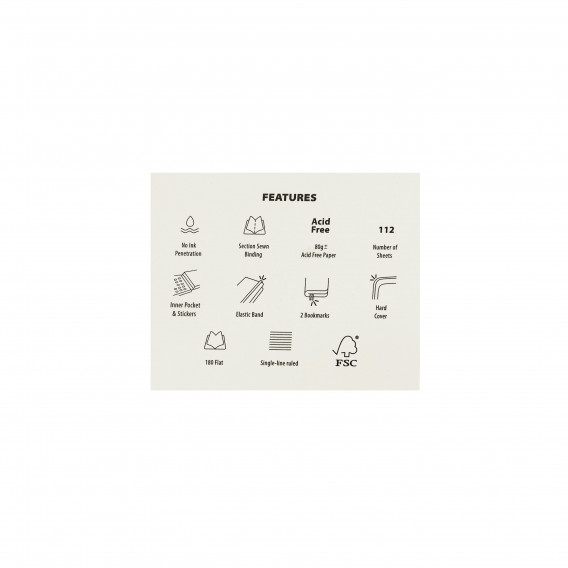 دفتر پرایم یک خط بدون شماره سایز A5